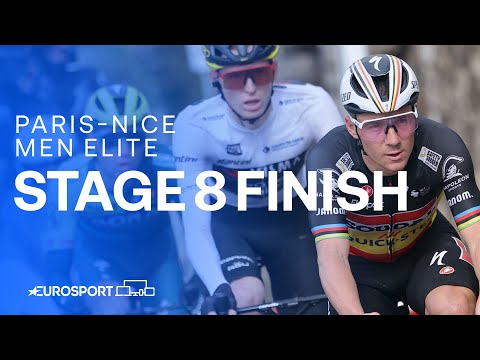 A FRANTIC finale in Nice 🔝 | Stage 8 Finish Paris-Nice 2024 | Eurosport Cycling