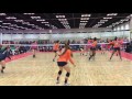 Jordan Johnson #19 (C/O 2018) MB/MH Volleyball - 2017 Indy MEQ Hitting Highlights 