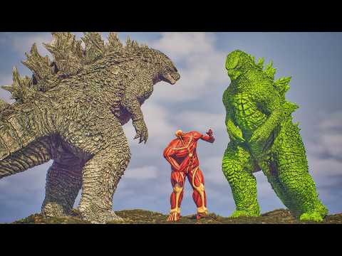 Godzilla vs Attack on Titan