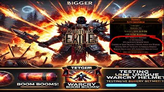 POE2 Warcry Helmet Test – Bigger Boom Booms! 💥 | Gaming Grandpa