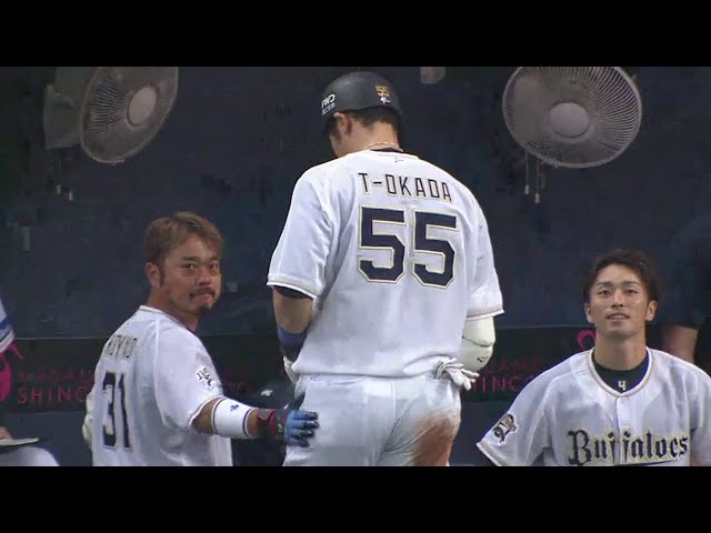【8回裏】福良監督に勝利を!! バファローズ・T-岡田 意地の第13号アーチ!! 2018/10/5 Bs-H