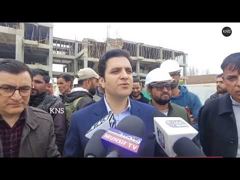 DC Budgam #AtharAamirKhan visits Old District Hospital, inspects under-construction new District Hospital at Reshipora in Budgam; reviews progress of ongoing work and healthcare facilities.