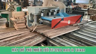 Máy chẻ phôi nhiều lưỡi FE-320-6 JiannJong Taiwan