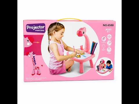 Little Hands Drawing Projector Table for Kids | Trace & Draw Educational Art Toy with Light | Safe ABS Doodle Board for Toddlers, Boys & Girls 3640