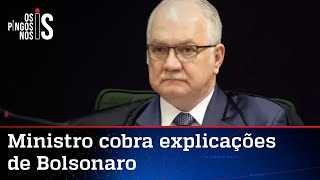 Fachin dá prazo de cinco dias para Bolsonaro se manifestar sobre reunião com embaixadores