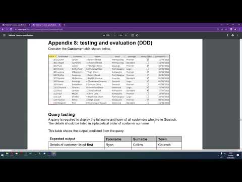 National 5 DDD Lesson 16 - Testing and Evaluation