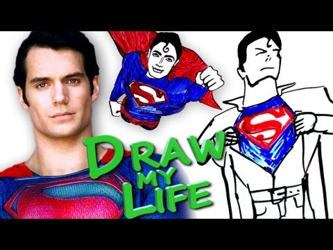 畫出我的生活--超人鋼鐵俠 (DRAW MY LIFE - Superman Man of Steel)