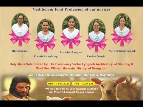 VESTITION & FIRST PROFESSION  I  MEDICAL SISTERS OF St JOSEPH LITTLE FLOWER PROVINCE live