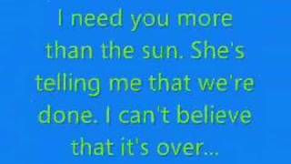 It&#39;s Over- Hawk Nelson