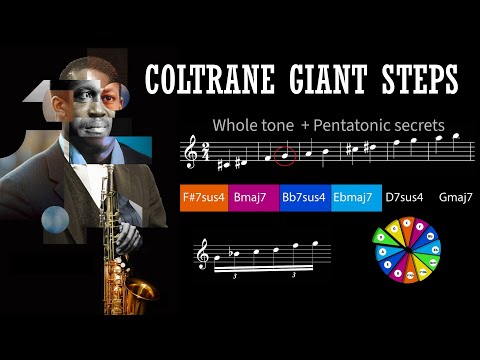Coltrane Giant steps Whole tone  pentatonic secret + exercises