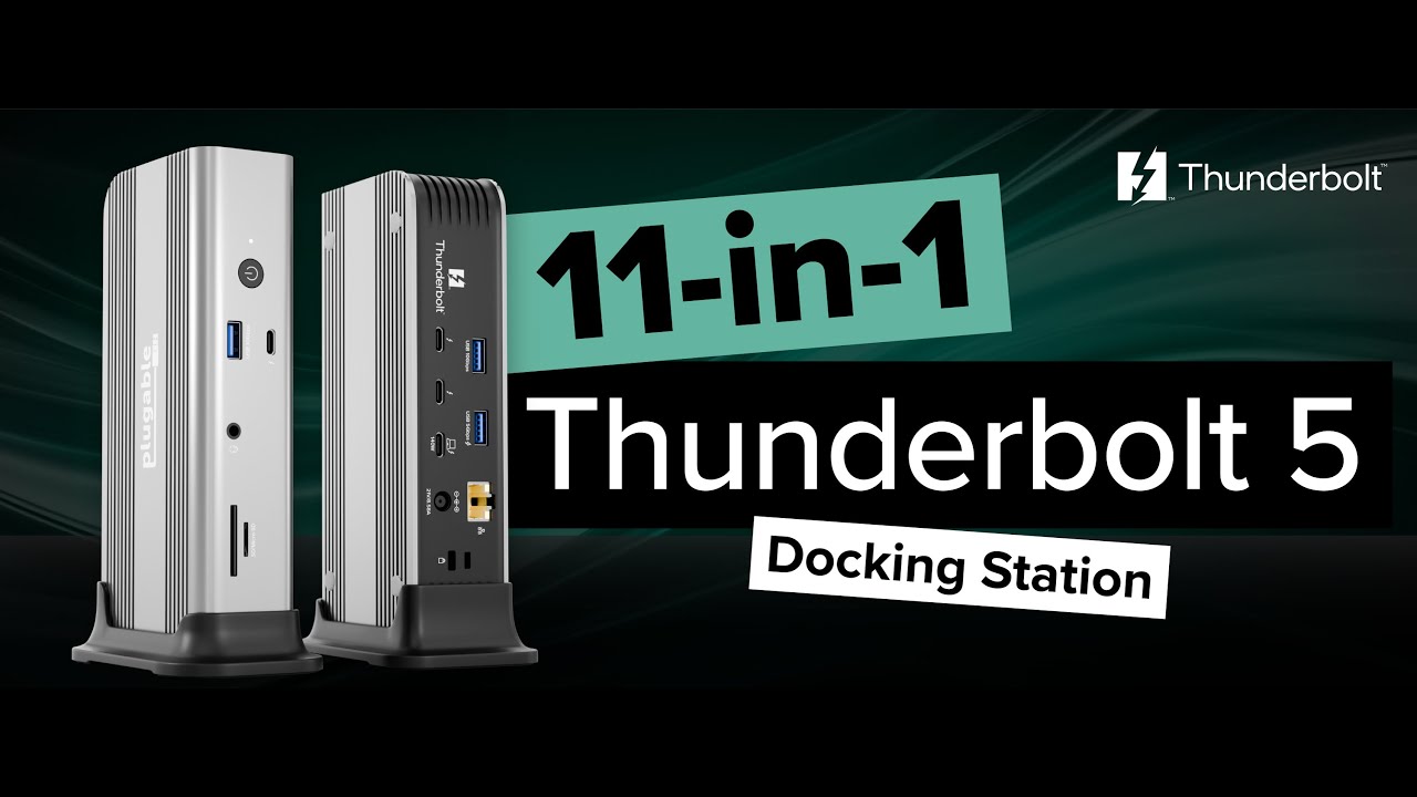 Plugable's Thunderbolt 5 Dock Packs in the Power (TBT-UDT3)