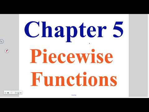 Algebra 5-1: The Absolute Value Function
