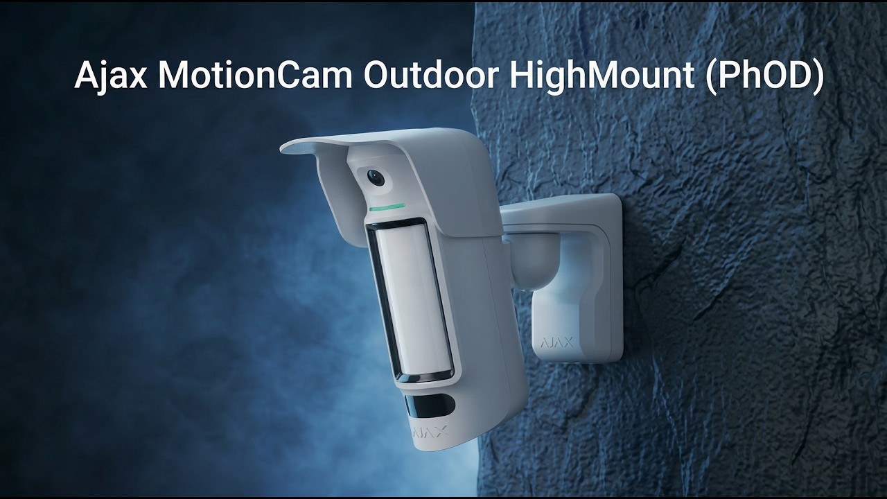 MotionCam Outdoor HighMount (PhOD) Jeweller – produktové video