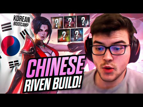 Trying The Chinese RIVEN BUILD For My Korean BOOTCAMP!