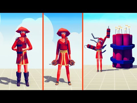 EVOLUTION of DYNAMITE THROWER #26 | TABS - Totally Accurate Battle Simulator