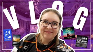 vlog . hockey finals, sleep ins and questionable book choices