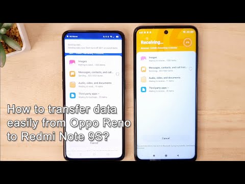 How to transfer data easily from Oppo Reno to Redmi Note 9S?
