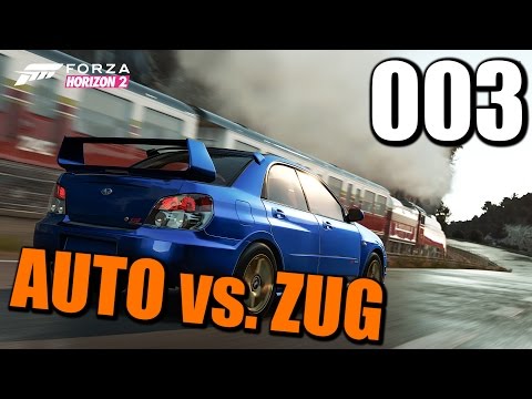 Let's Play Forza Horizon 2 Gameplay German Deutsch Xbox One Part 3 Auto vs Zug