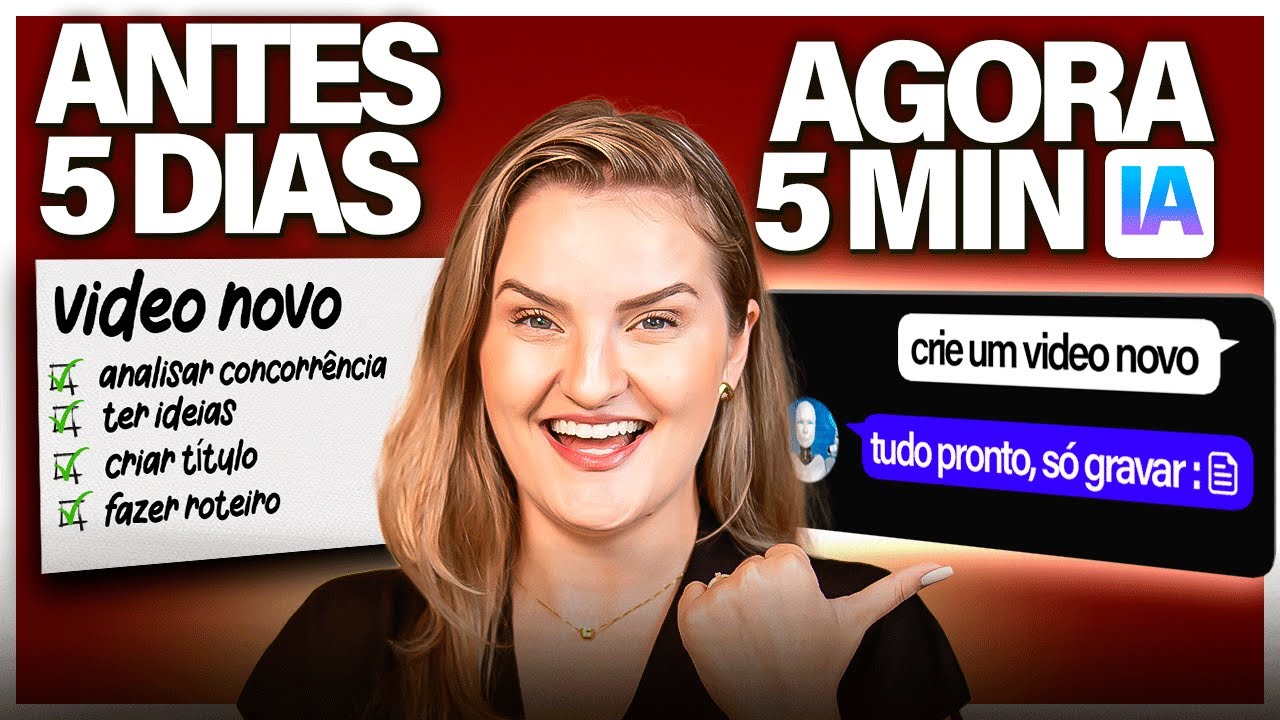 🤖 4 FERRAMENTAS de INTELIGÊNCIA ARTIFICIL para CRIAR VÍDEOS no YOUTUBE!