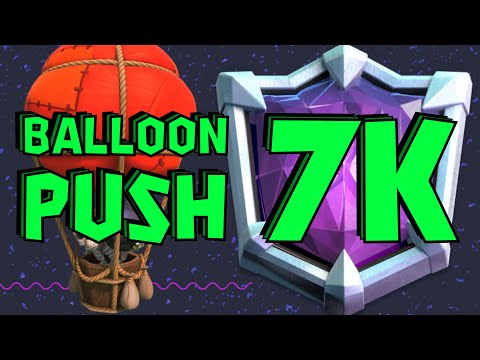 7K MINER BALLOON | CLASH ROYALE | POMPEYO DECK 2.0