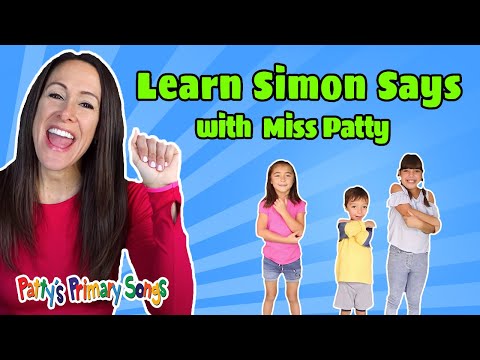 Learn Simon Says Song for Children (Official Video) by Patty Shukla | Dance Song for Kids