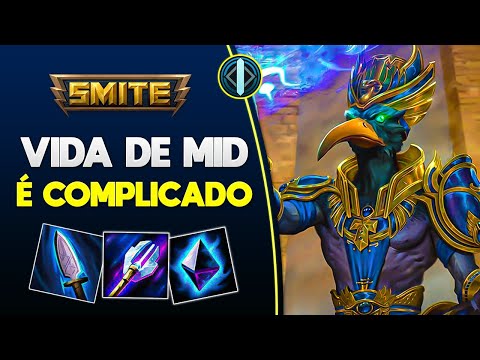 Vida de mid é DIFÍCIL! THOTH MID - ⚡ Smite BR Conquista