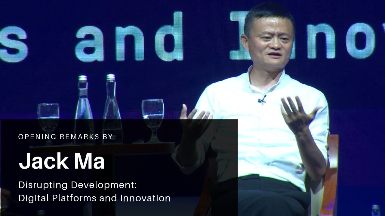 Jack Ma - Disrupting Development: Digital Platforms and Innovation at AM IMF WB 2018