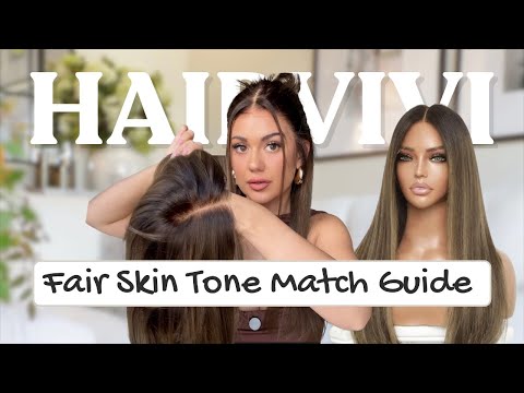 Hairvivi Marie Wig Review | Try On + Fair Skin Tone Match Guide