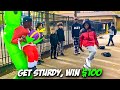 Asking Random People To Get STURDY In The HOOD