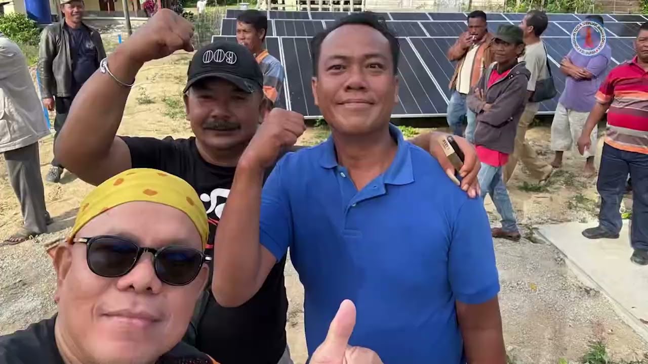 Pompa Tenaga Surya Desa Sitinjak Berkapasitas 10liter per detik