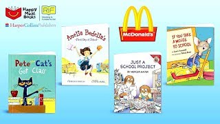 2017 McDONALDS HAPPY MEAL TOYS BOOKS BACK TO SCHOO
