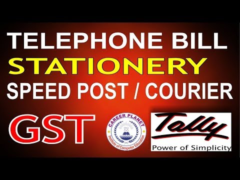 Tally ERP 9 GST Accounting Entries in Tally Hindi |GST Ledgers CGST SGST IGST Sales Purchase