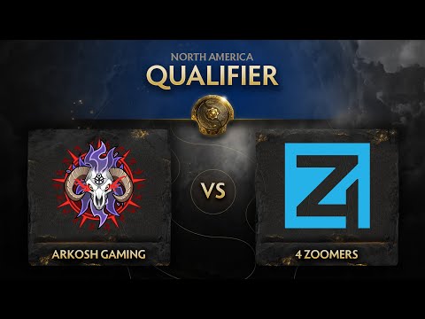 Arkosh vs 4 Zoomers Game 2 - TI10 NA Qualifiers: Upper Bracket R1 w/ Lyrical & Fear