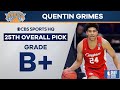 Quentin Grimes Selected No. 25 by the Knicks | 2021 NBA Draft | CBS Sports HQ