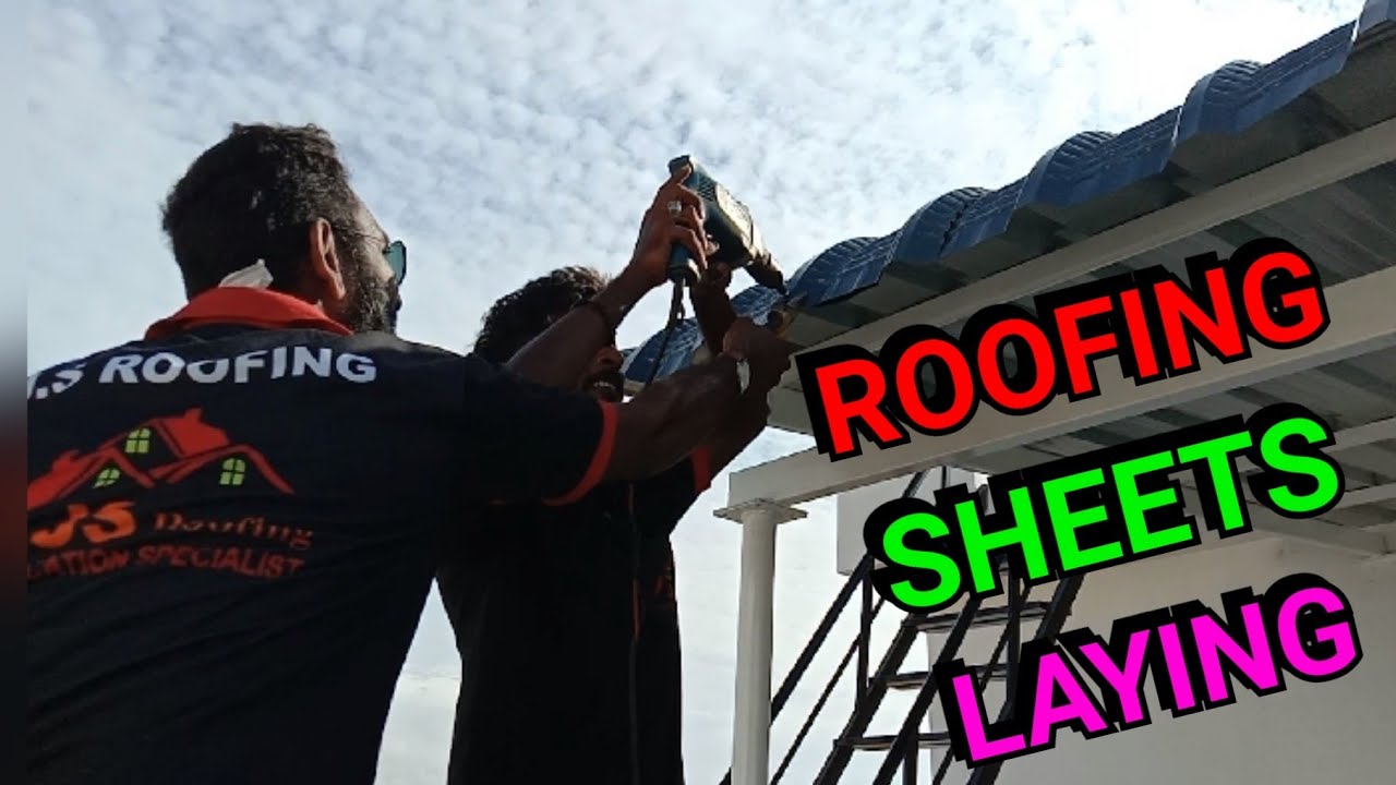 roofing sheets laying | js roofing | fabrication specialist | colour coded sheet insulation