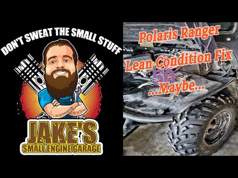 07 Polaris Ranger 700 Efi running lean and dying in idle (fix)