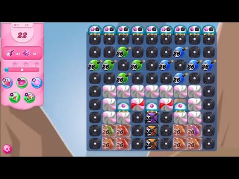 Candy Crush Saga LEVEL 98 NO BOOSTERS (new version) 22 MOVES
