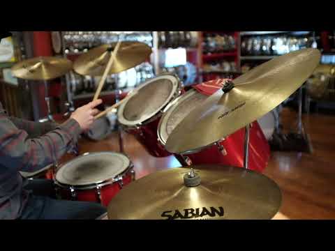 1980s Sabian 22" HH Heavy Ride Cymbal 3650g