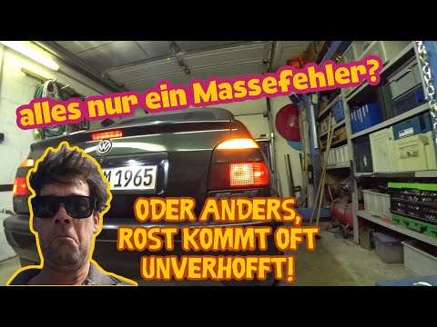 #golf3cabrio Flackernde Rückleuchte.. Eigentlich nur ein Masseproblem? ...eingentlich #rostplace