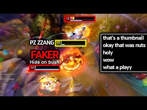 PZ ZZANG vs FAKER