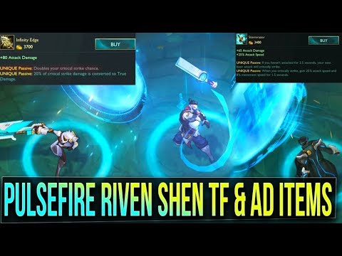 ALL NEW PULSEFIRE SKINS - Riven Shen Twisted Fate & AD Items Rework - League of Legends