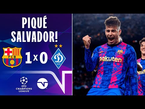 Gols e lances de Barcelona x Dinamo de Kiev