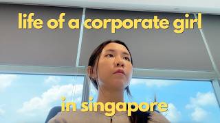 typical corporate life in singapore👩🏻‍💻 | 9 to 6 routine, dinner with friends, slow weekend morning