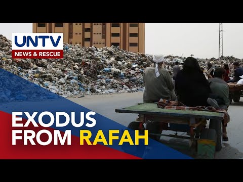 80,000 Palestinians leave Rafah; Thousands more prep for evacuation