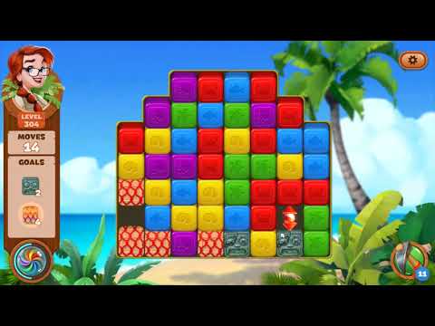 Lost Island: Blast Adventure - Level 304 (No Boosters) HD