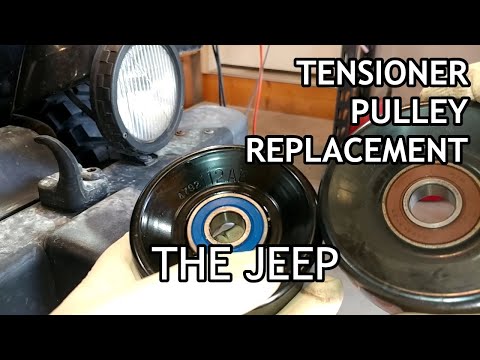 Jeep 4.0L Tensioner Idler Pulley Replacement!