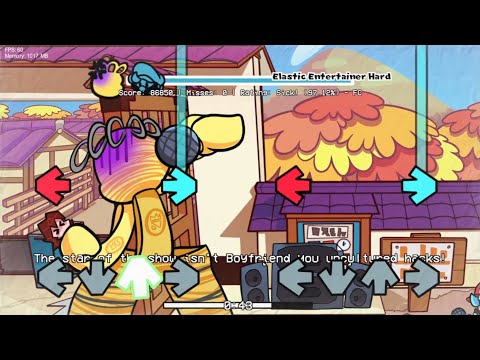 Friday Night Funkin' THE ORIGAMI KING v.2.0 - Elastic Entertainer (FC)