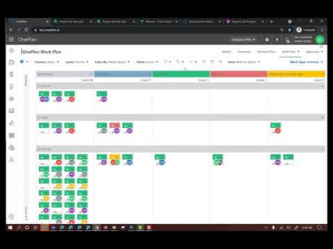 OnePlan Work Plan Boards Overview