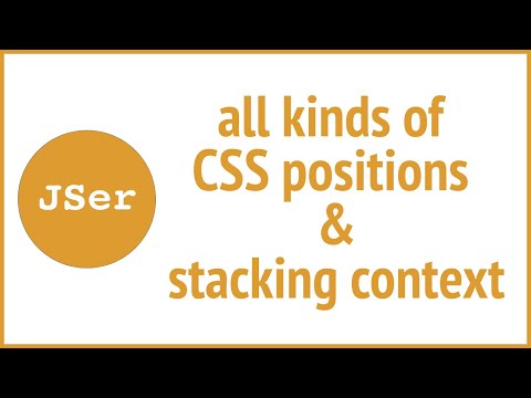 all kinds of CSS positions & stacking context | JSer - JavaScript & Algorithm