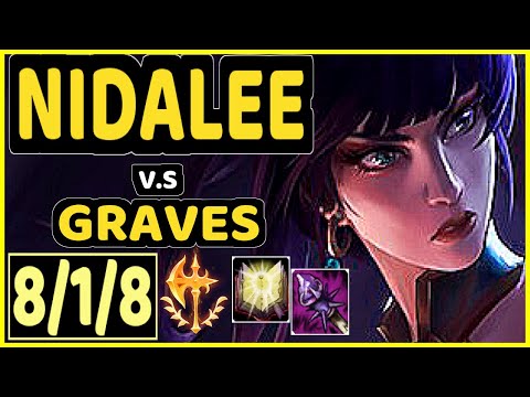 BLABER (NIDALEE) vs GRAVES - 8/1/8 KDA JUNGLE CHALLENGER GAMEPLAY - NA